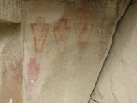 A few pictographs